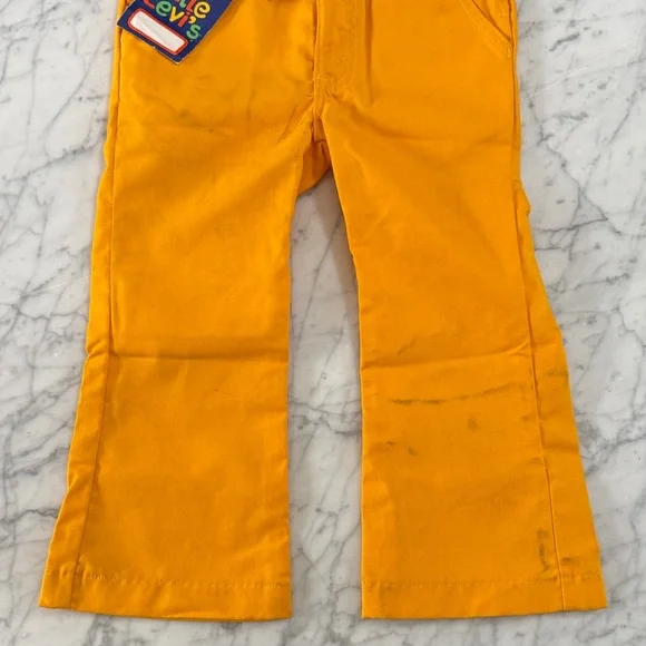 Deadstock NWT Little Levi's Kids Overalls Sz 5T retro 1970s - Picture 8 of 9